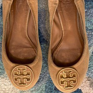 Tory Burch Suede Flats 7.5